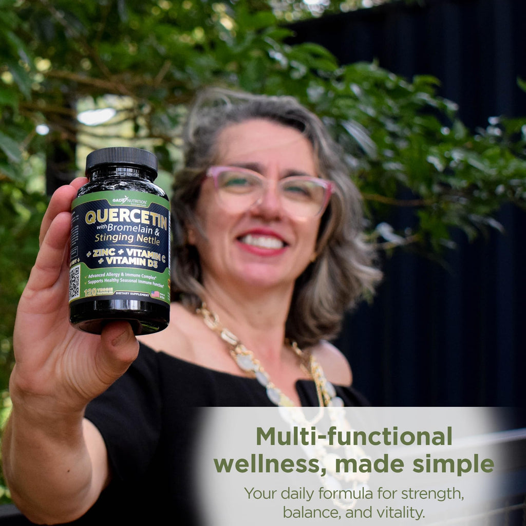 GADE NUTRITION BOOST YOUR HEALTH Quercetin with Vitamin C and Zinc
