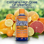 3 Second Health Liquid Multivitamin Vegan - 32 Fl Oz - image 7