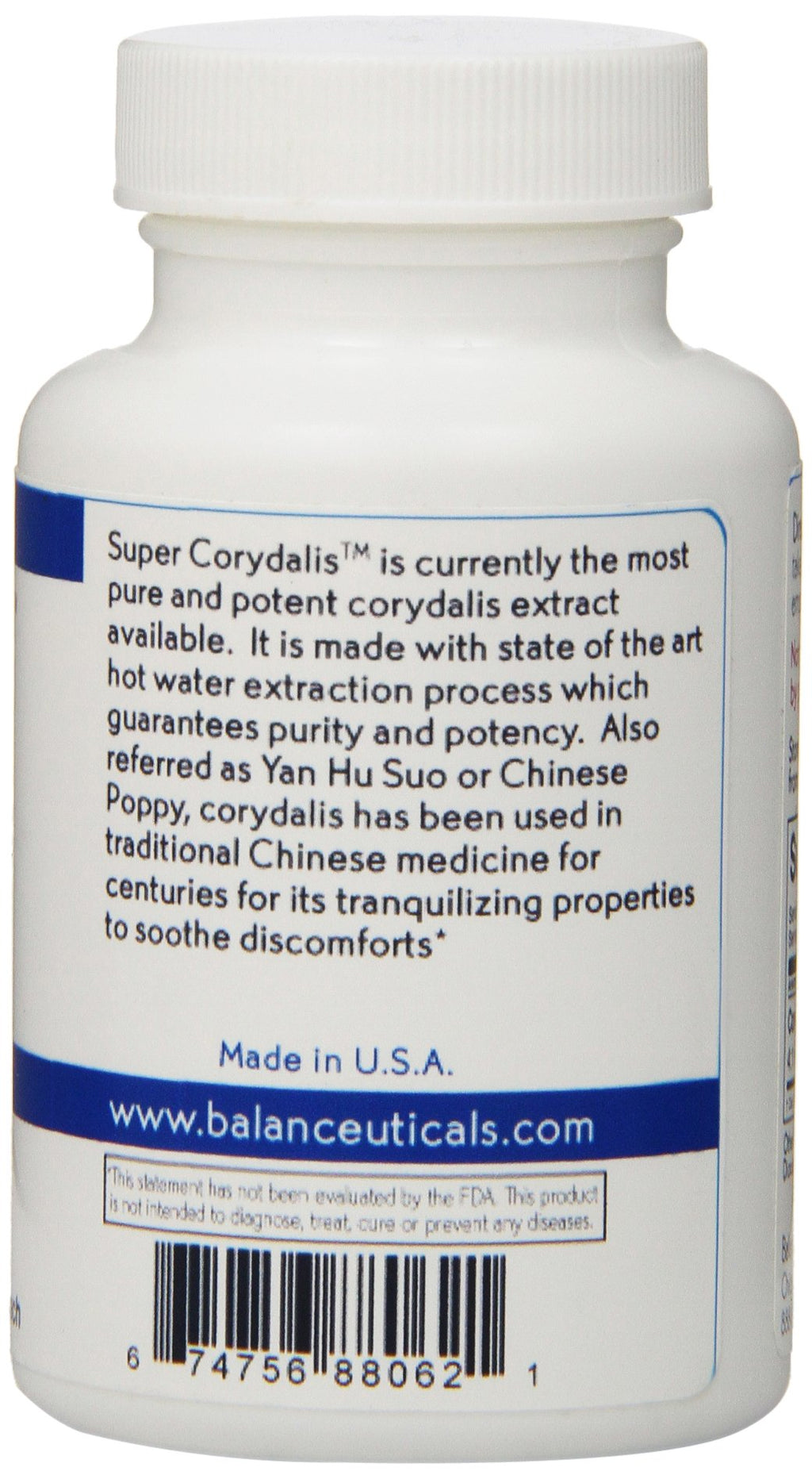 Balanceuticals Super Corydalis Extract Supplement - 60 Capsules - image 2
