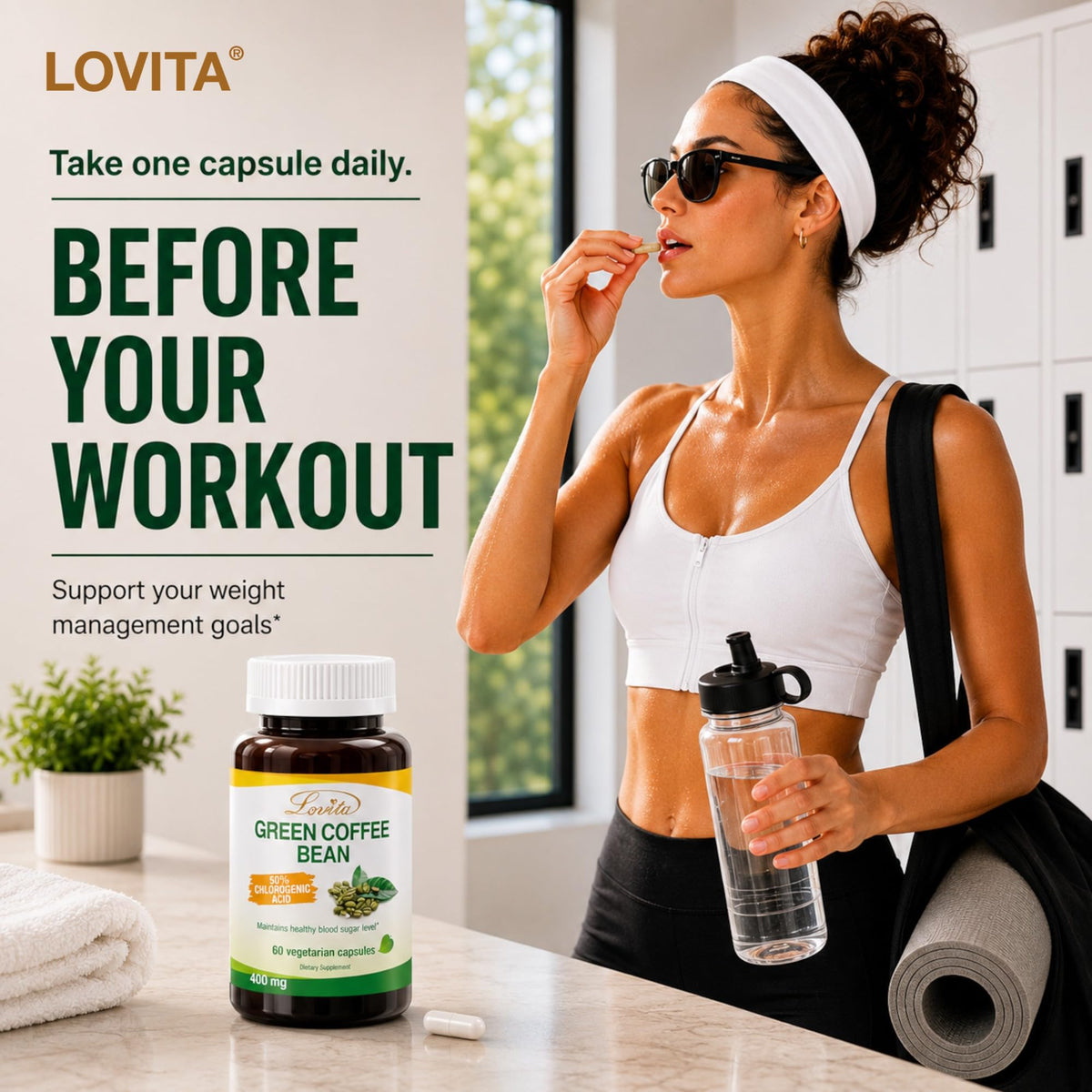 LOVITA Green Coffee Bean Extract 50% Chlorogenic Acid - 180 Vegan Capsules - image 10