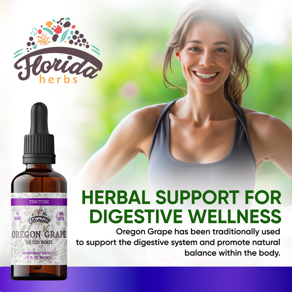 FLORIDA HERBS Oregon Grape Tincture Organic Extract - 2 oz - image 2
