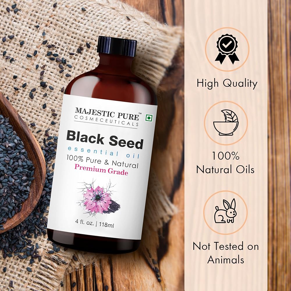 Majestic Pure Blackseed Essential Oil for Diffuser - 4 Fl Oz - image 5