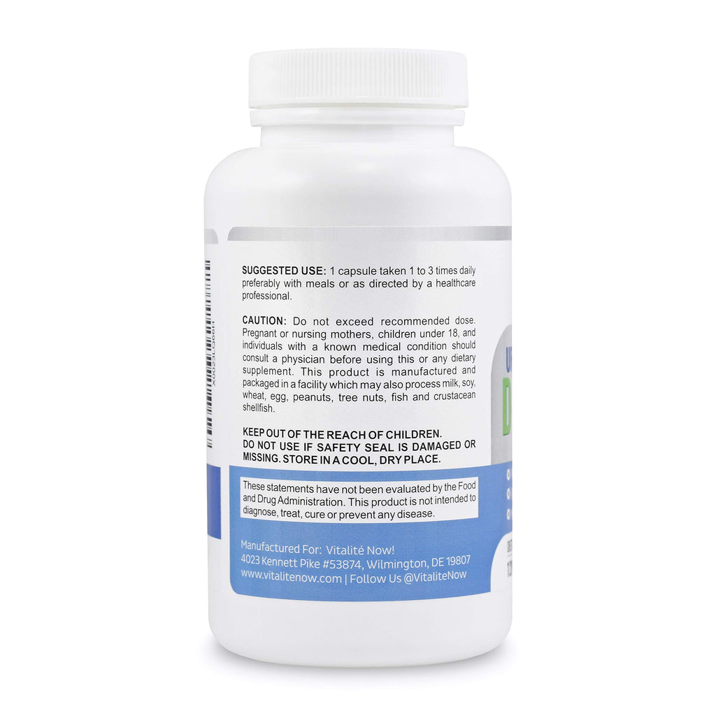 Vitalité Now! D-Mannose with Cranberry Extract - 120 Capsules - image 4