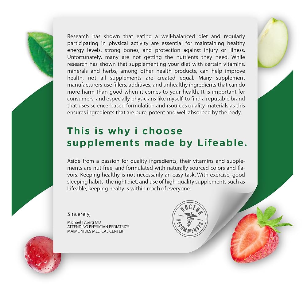 Lifeable Iron Gummies for Women and Men 20 mg - 90 Gummies - image 5