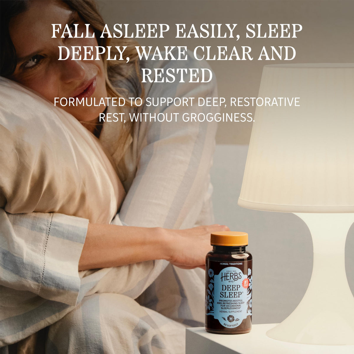 Herbs Etc. Deep Sleep Softgels - Herbal Sleep Support Supplement