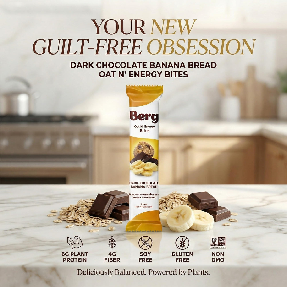 Berg Oat N' Energy Bites - Non-GMO