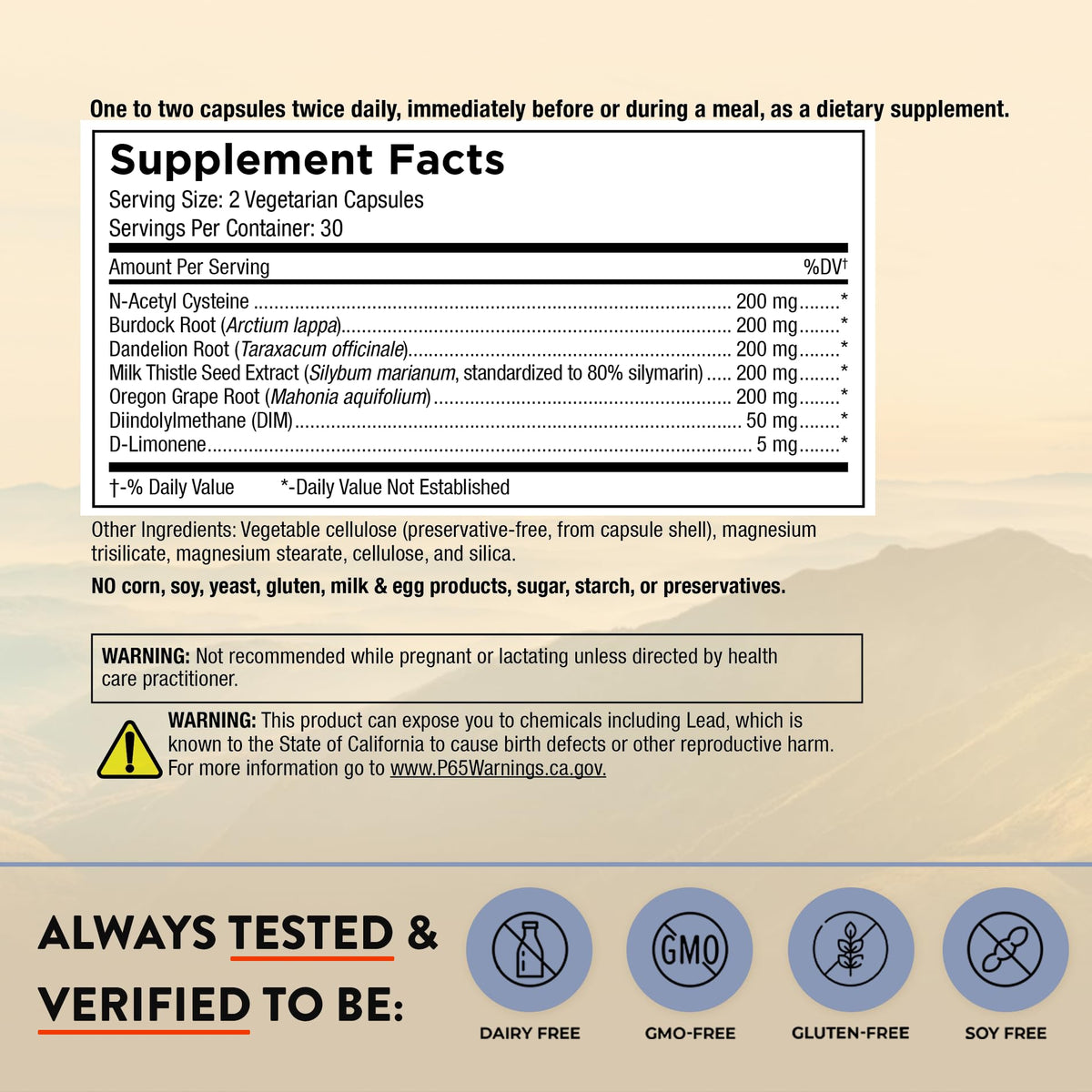 Mt. Angel Vitamins D-Tox - Advanced Liver Cleanse & Detox Repair - image 2