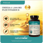 NatureWise Vitamin B Complex & Omega 3 Fish Oil Bundle - 540 Softgels - image 5