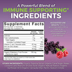 Viva Naturals Black Elderberry Vitamin C Zinc Gummies - 120 Count - image 2