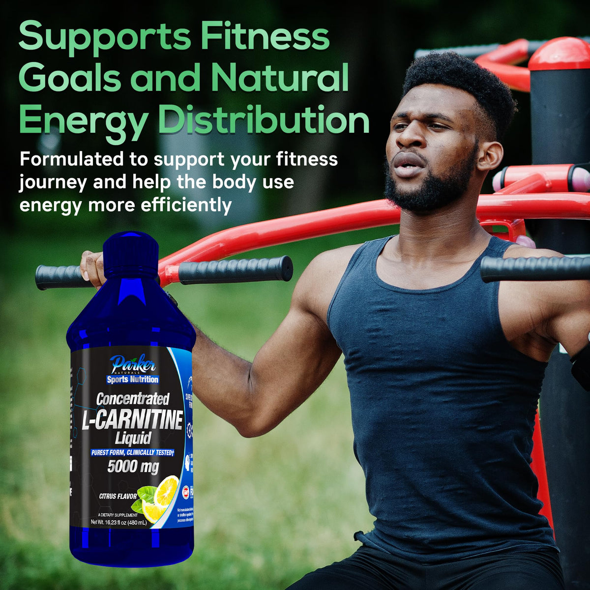 Parker Naturals L-Carnitine Liquid 5000mg Energy Support - 16 Fl Oz - image 2