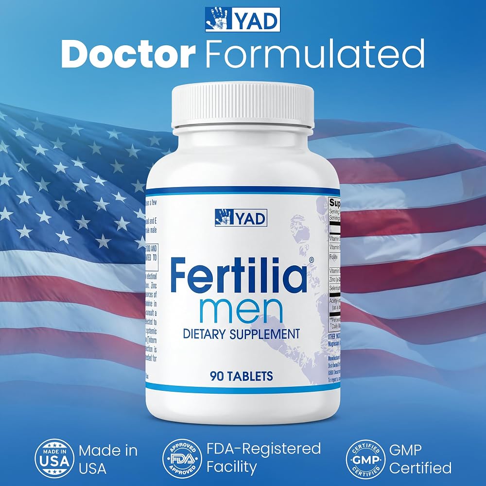 Fertilia Men Fertility Support Supplement with L-Carnitine - 90 Tablets - image 4