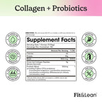 Fit & Lean Collagen + Probiotics Peptide Powder - 30 Servings - image 7