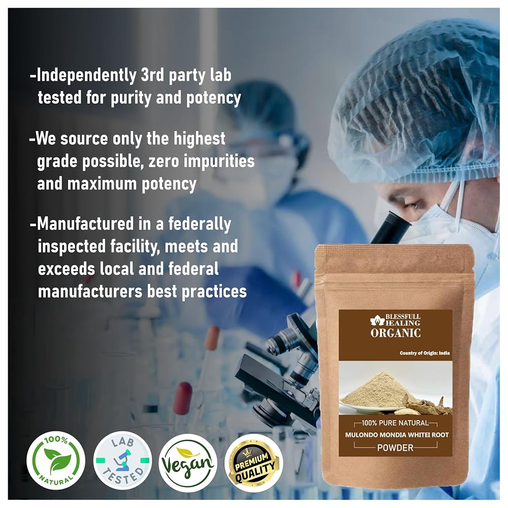 Blessfull Healing Organic Mulondo Mondia Whitei Root Powder - 100g - image 3