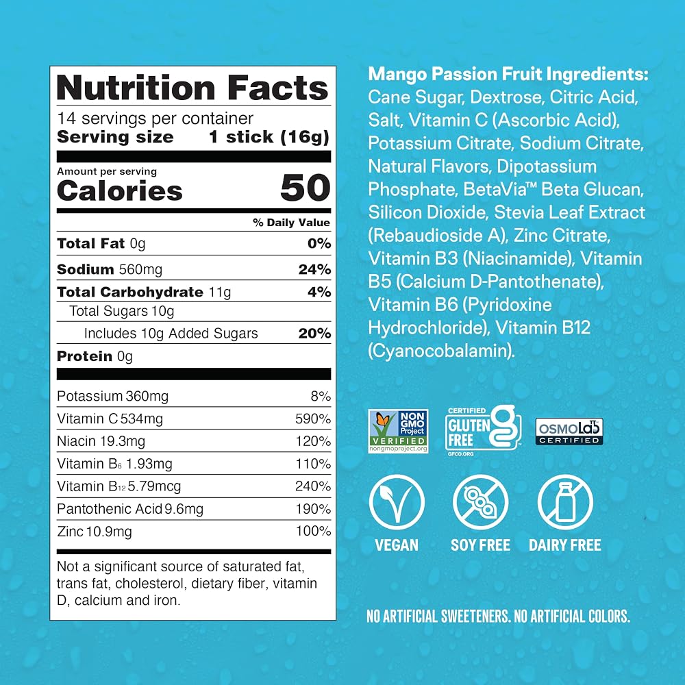 Liquid I.V. Hydration + Immune Electrolytes Mango Passionfruit - 14 Count - image 7