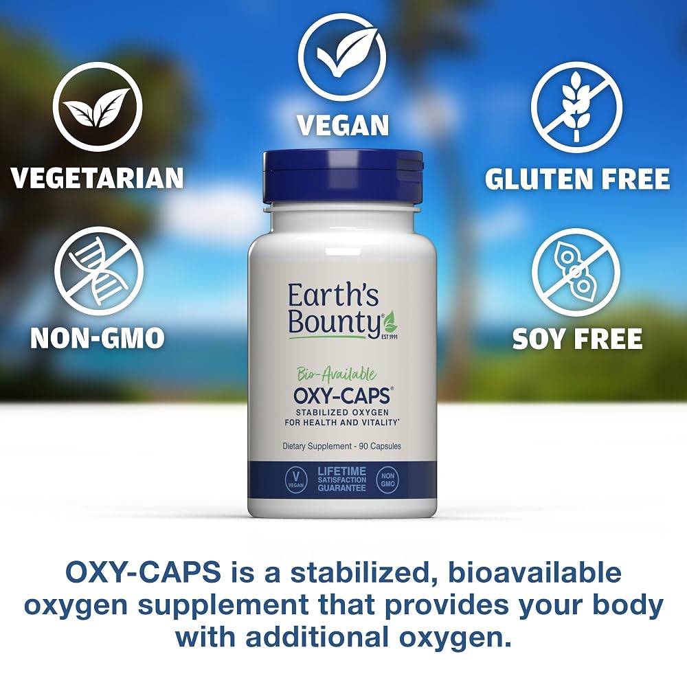 Earth's Bounty Oxy-Caps Oxygen Supplement - 90 Vegetarian Capsules - image 4