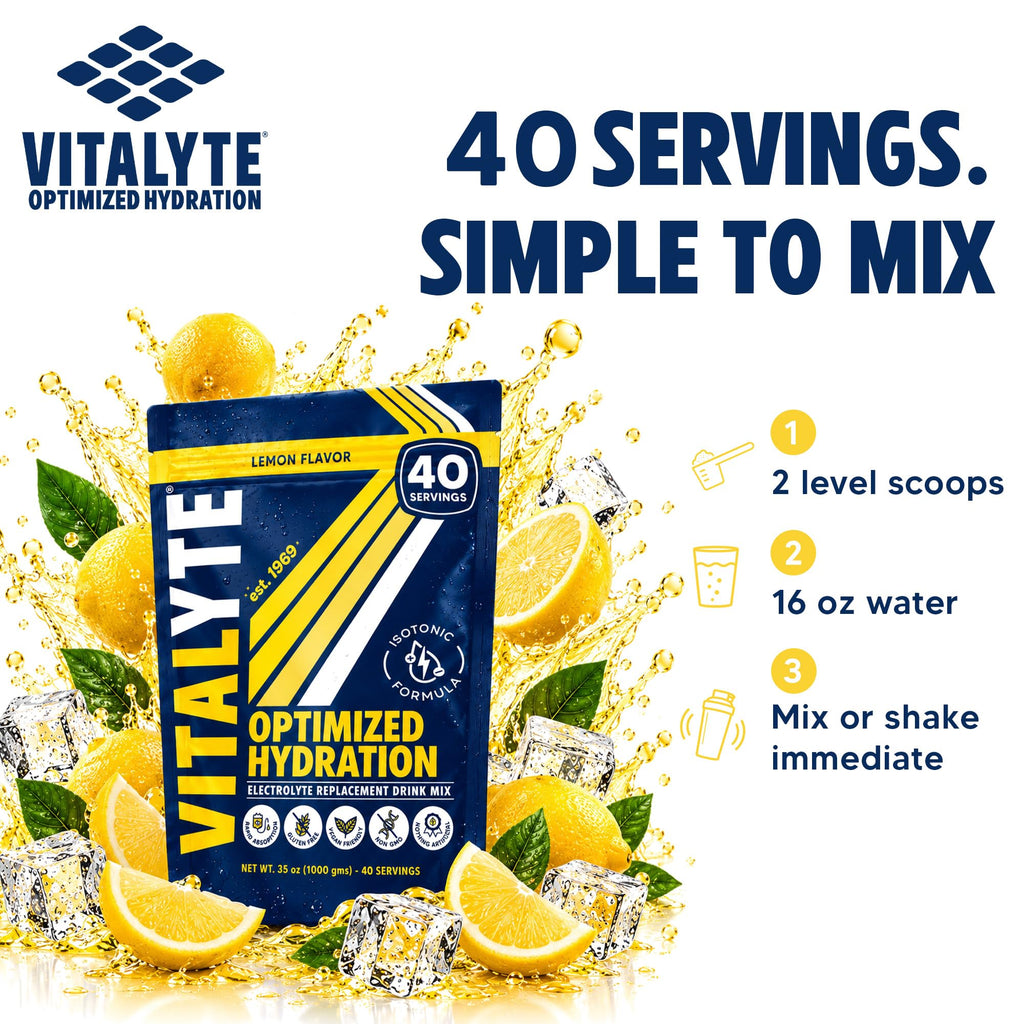 Vitalyte Electrolyte Powder Drink Mix