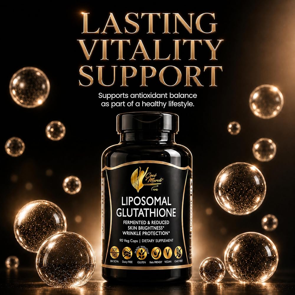 Cocó March Liposomal Glutathione 500mg Immune Support - 90 Capsules - image 2
