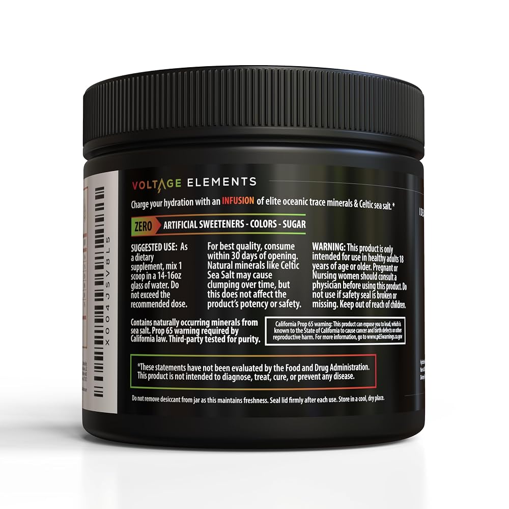 Ideal Infusion Voltage Elements Electrolytes with Celtic Sea Salt