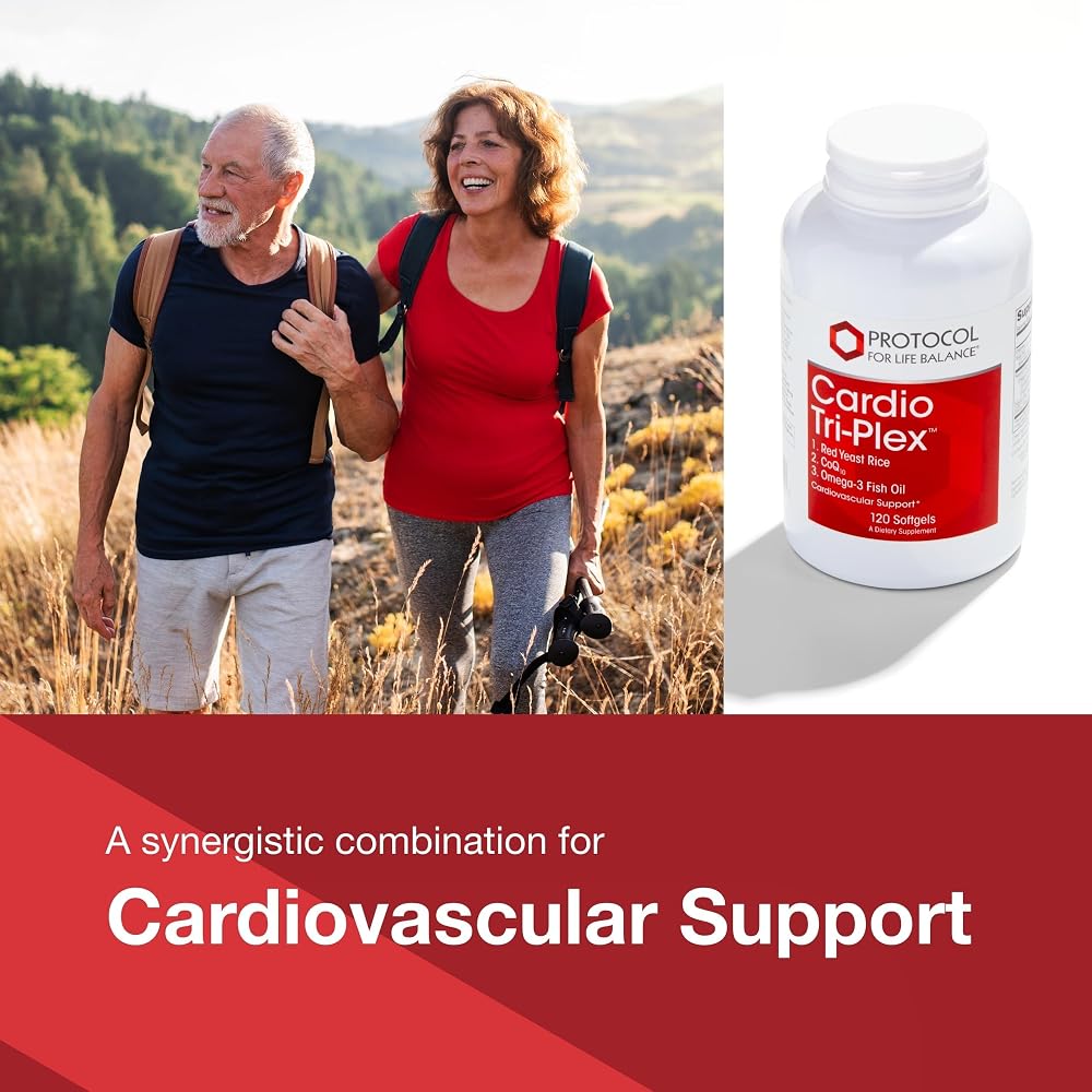 PROTOCOL FOR LIFE BALANCE Cardio Tri-Plex Heart Health - 120 Softgels - image 3