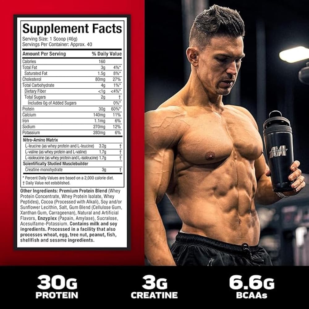 MuscleTech NitroTech Performance Series Whey Isolate Chocolate - 4 lb - image 4