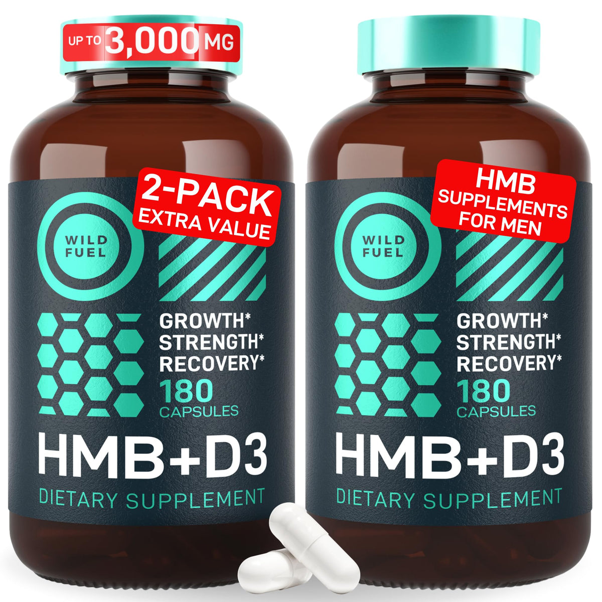 WILD FUEL HMB and Vitamin D3 Supplement Capsules Parent