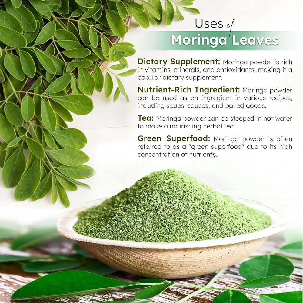 Generic Natural Moringa Leaf Powder - 200g - image 4