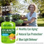 NATURELO Eye Vitamins AREDS 2 Formula - 120 Vegan Capsules - image 4