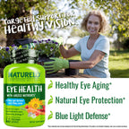 NATURELO Eye Vitamins AREDS 2 Formula - 60 Vegan Capsules - image 5