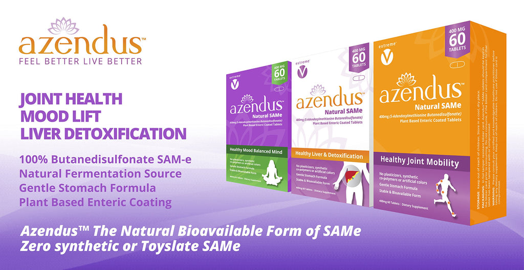 extreme V Azendus Mood SAM-e 400mg - 120 Tablets - image 5