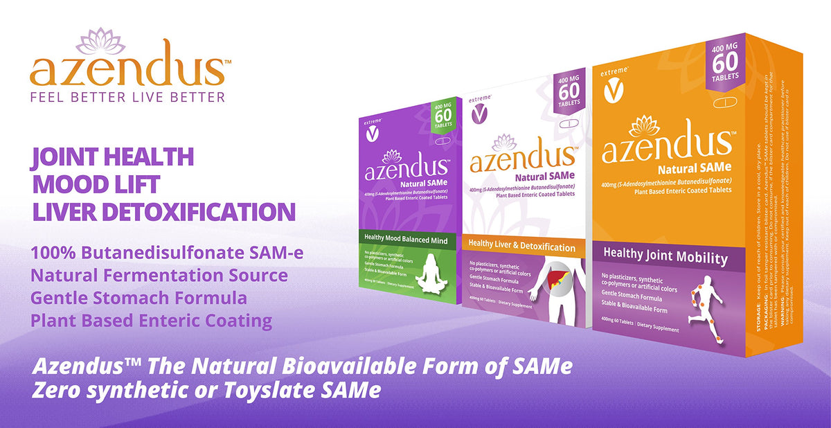 extreme V Azendus Mood SAM-e 400mg - 120 Tablets - image 5
