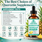 WellVeraVida Quercetin with Bromelain Liquid Drops