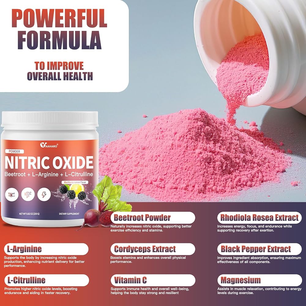 YAAHARO Ntric Oxide Powder Supplement 250g