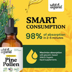 Wild & Organic Pine Pollen Tincture - 4 fl oz - image 4