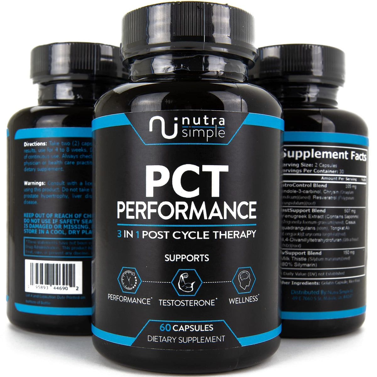 Nutra Simple PCT Supplement for Men - 60 Capsules - image 5