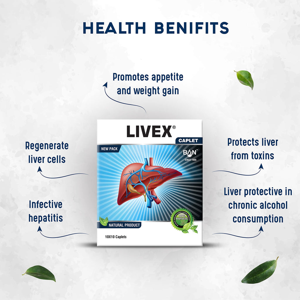 BAN Livex Ayurvedic Caplet - 100 Caplets - image 3