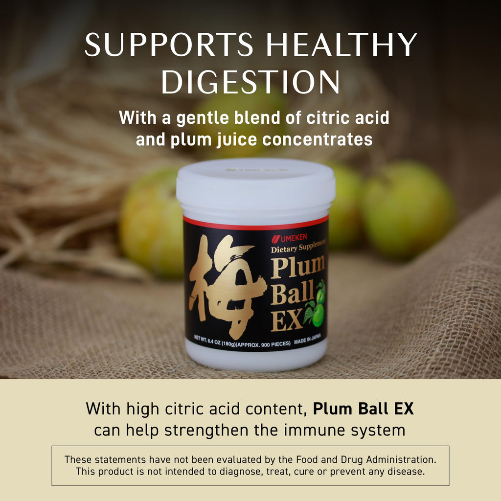 Umeken Plum Ball EX, Concentrated Extract with Antioxidants, Citric