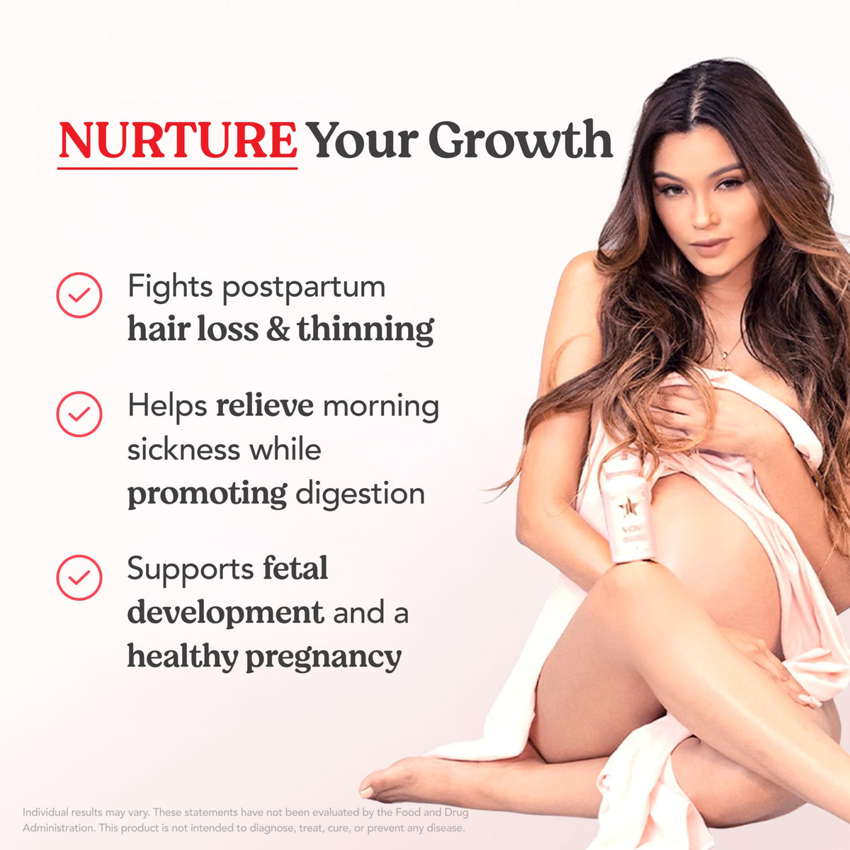 HAIRtamin MOM Prenatal & Postnatal Hair Vitamins - 30 Capsules - image 3