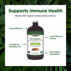 Flora Health Flor-Essence with Turkey Tail & Turmeric