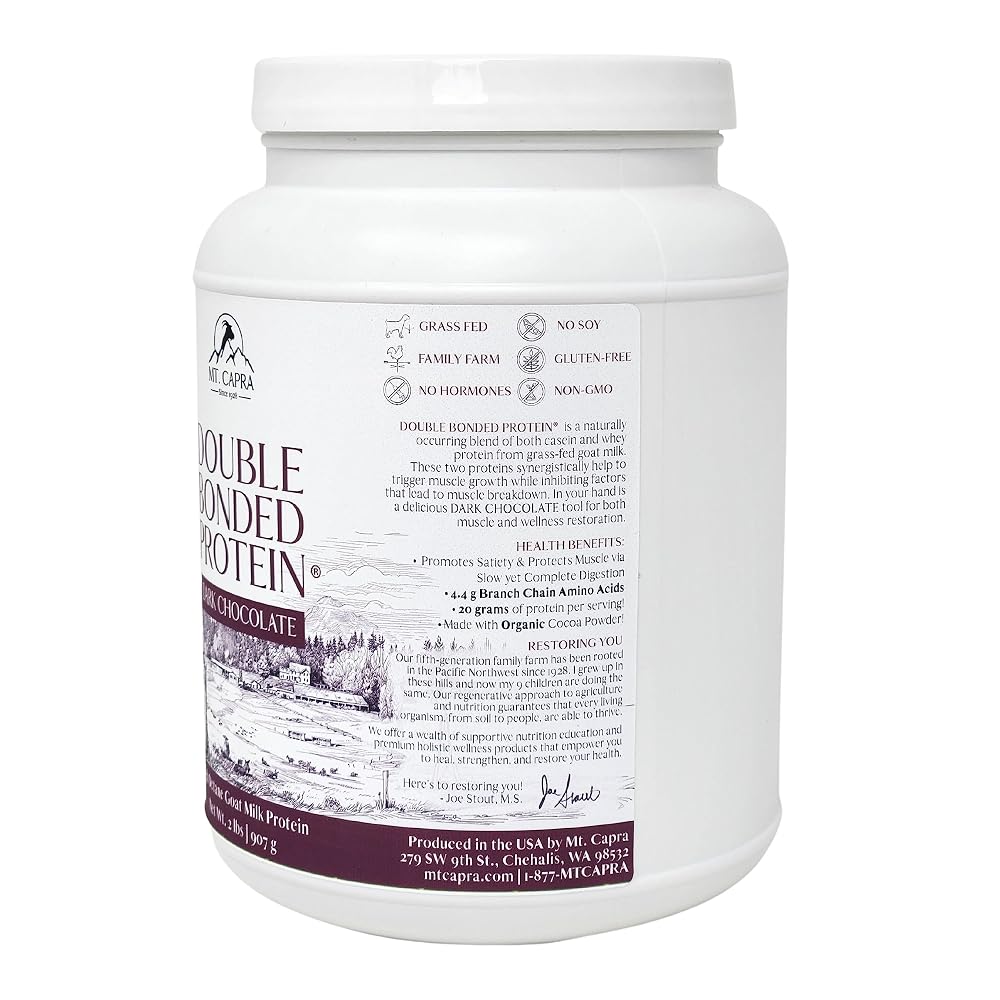 Mt. Capra Double Bonded Protein Dark Chocolate - 2 Pounds - image 4