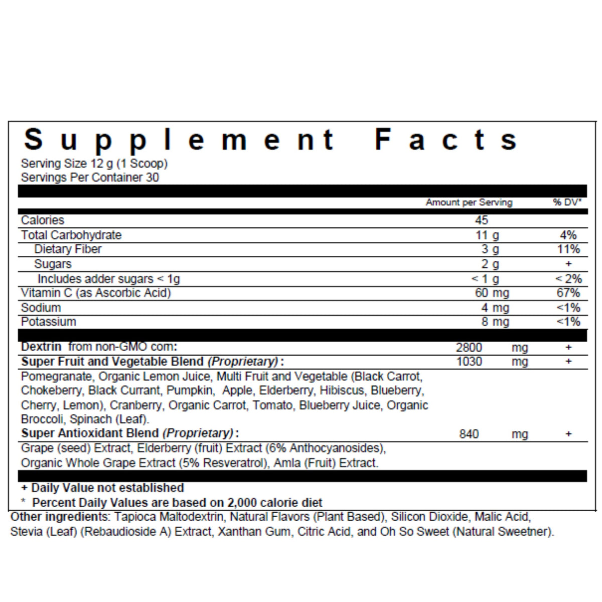 Biopharma Scientific NanoReds Antioxidant Superfood Powder - 30 Servings - image 2