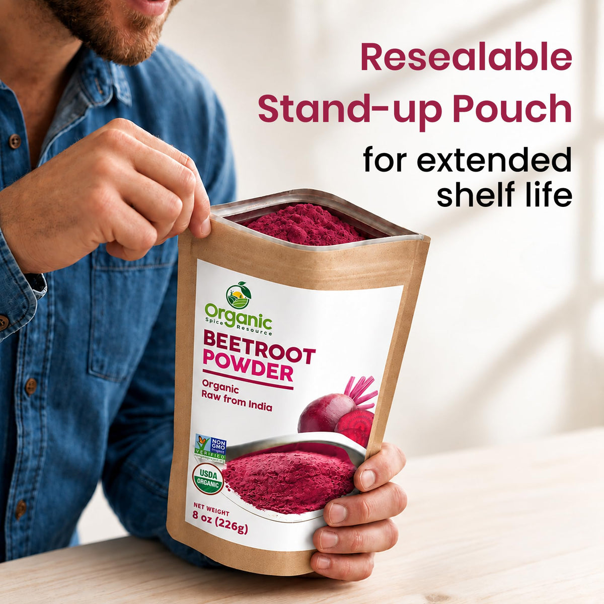 Organic Spice Resource Beet Root Powder - 8 oz - image 6