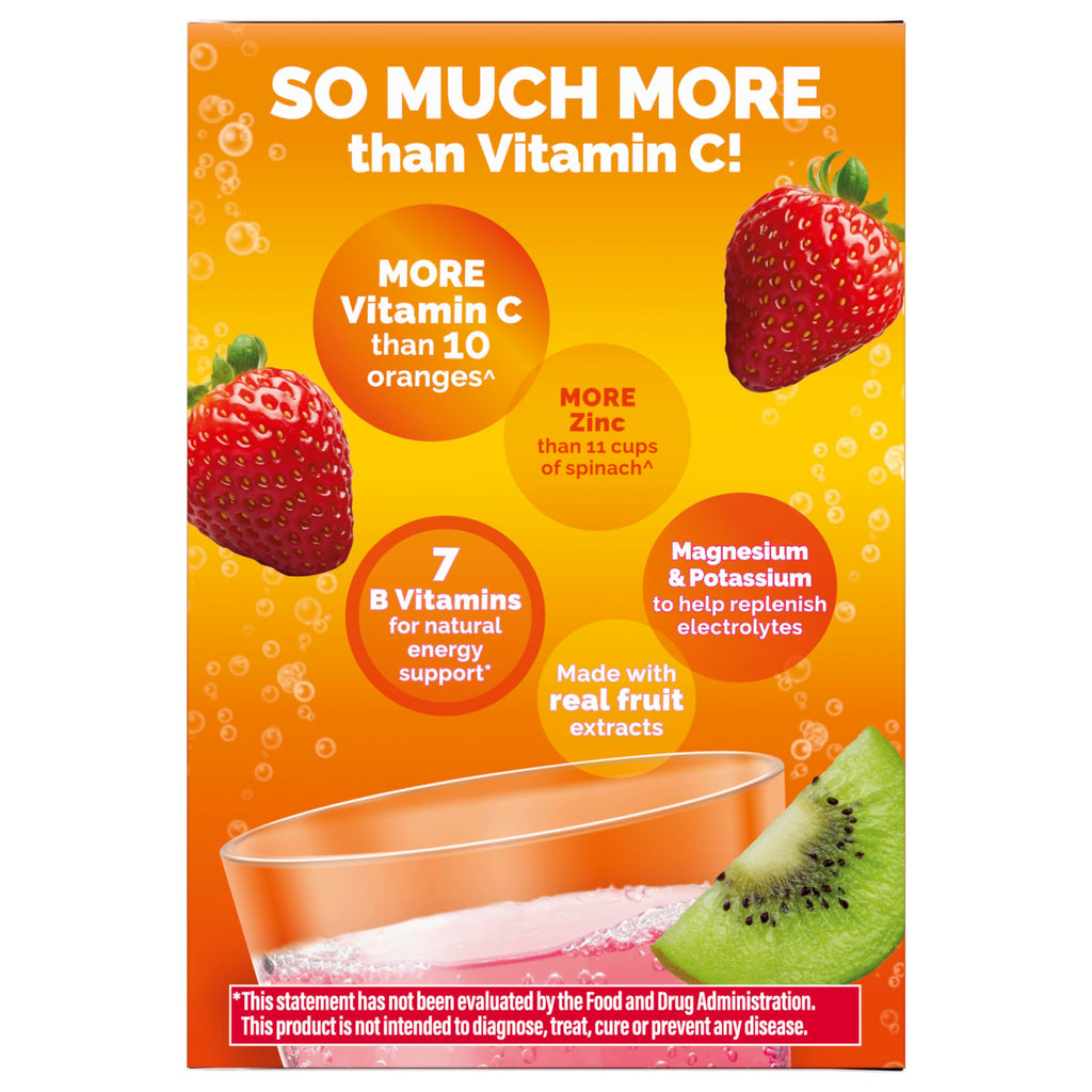 Emergen-C Vitamin C 1000mg Immune Support Strawberry Kiwi - 30 Packets - image 10