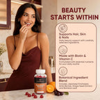 EverBella NutraBoost Beauty Gummies with Biotin & Vitamin C - 60 Count - image 3