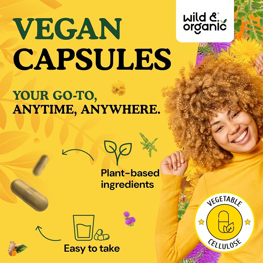 Wild & Organic Uric Acid Formula Capsules - Uric Acid Cleanse Support