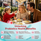 NEVISS Sugar Free Probiotics Gummies for Women & Men