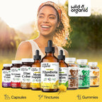 Wild & Organic Rhodiola Rosea Tincture for Relaxation - 4 oz - image 5