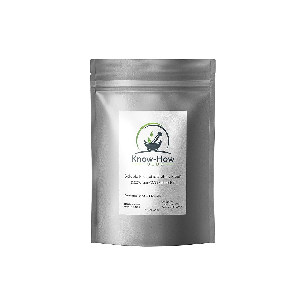Know-How Foods Prebiotic Dietary Fiber Powder - 12 oz