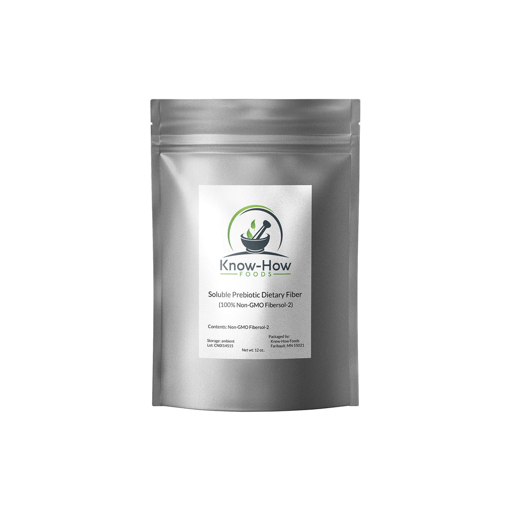 Know-How Foods Prebiotic Dietary Fiber Powder - 12 oz