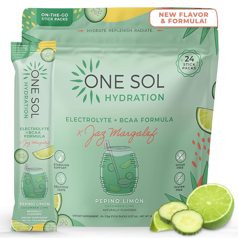 One Sol BCAA & Electrolyte Powder for Hydration, Energy & Recovery