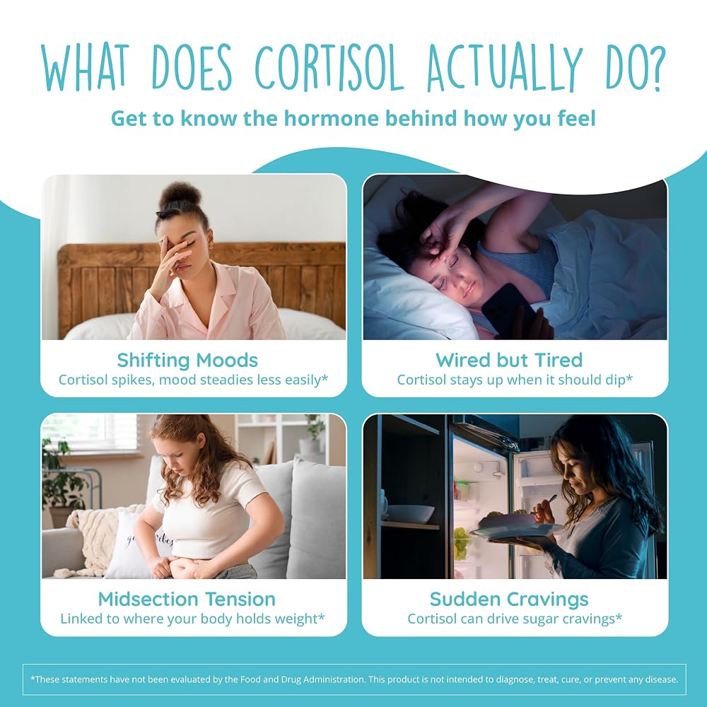 Happy Healthy Hippie Zen Again Cortisol Supplements for Women - 60 Capsules - image 3